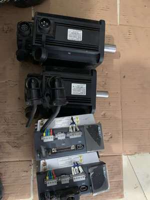 伊莱斯ELESY伺服驱动器伺服电机拆机两套一套7.5