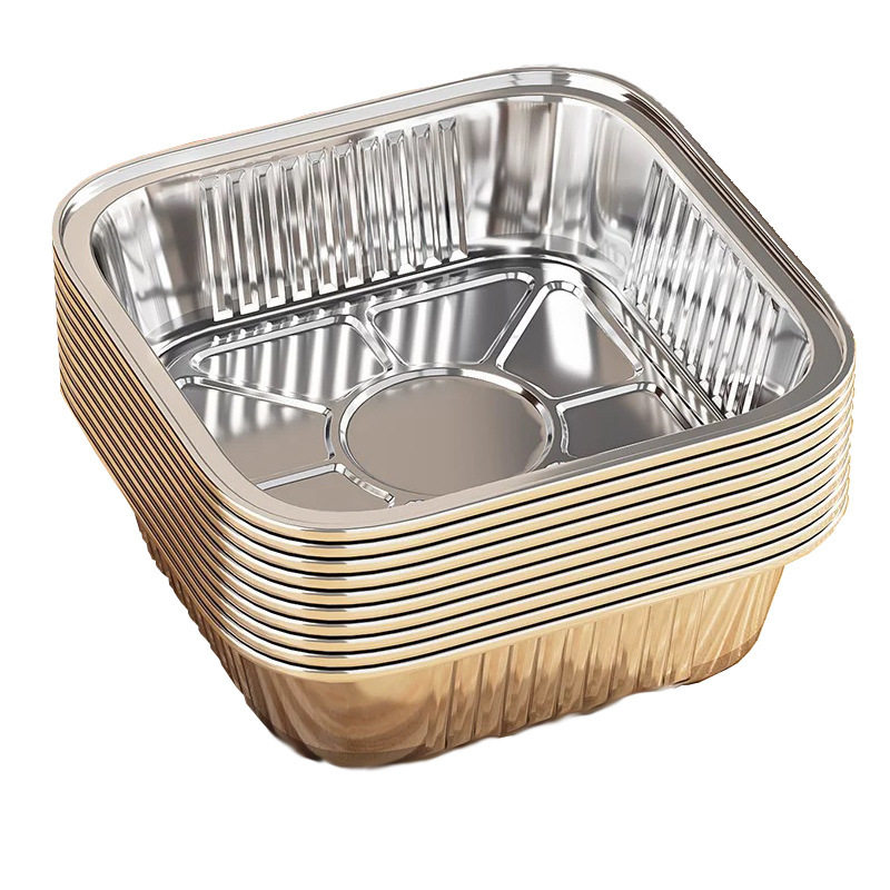 方形锡纸盘加厚食品级家用烘焙烧烤烤箱烤盘一次性铝箔餐盒锡纸盒,餐饮具,保鲜膜,淘宝优惠券,粉丝福利购,淘宝优惠卷