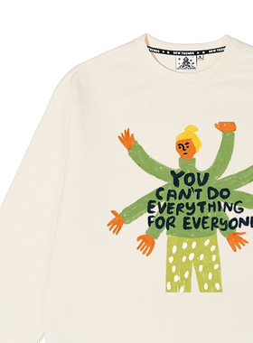 you cant do everything for everyone美式卫衣好东西宋佳同款