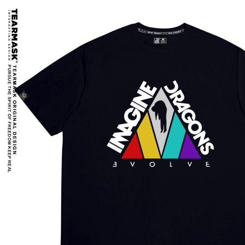 ImagineDragons梦龙乐队周边t恤