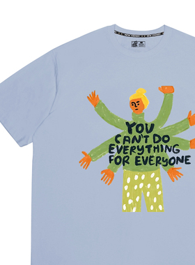 you cant do everything 美式小众设计t恤好东西宋佳同款短袖衣服