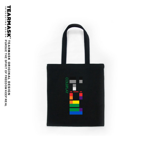 酷玩乐队周边帆布袋手提帆布包