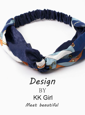 高级感丝巾发带网红2026年新款女夏季外出薄款短发酷酷束发带洗脸