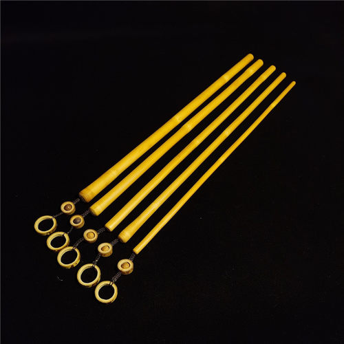 教鞭实心玉竹棒教鞭文玩手把件