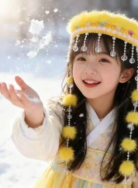 夜光香妃儿童演出拍照发箍