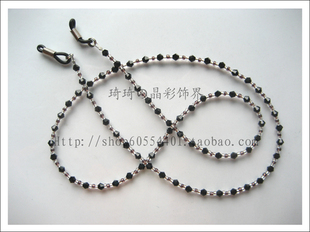 黑紫色 原创设计 眼镜链 太阳镜墨镜 挂链 G015 老花镜眼镜绳