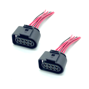 尾灯插头8针插头线束配件 734适用大众奥迪前杠雷达 8D0 973