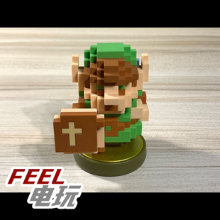*任天堂amiibo手办 塞尔达传说1 像素林克 SWITCH 3DS WIIU正版