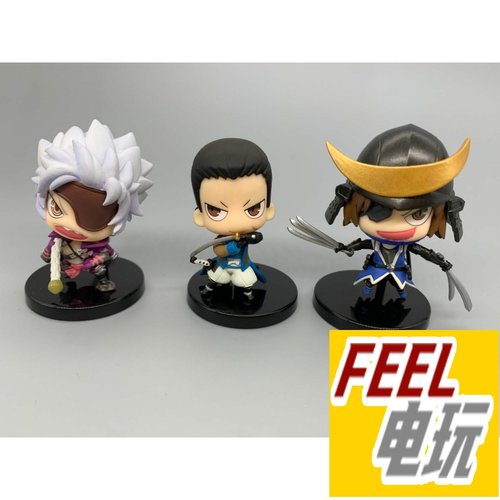 寿屋 战国basara 蚊香眼盒蛋Q版手办 长宗我部元亲 片仓 *