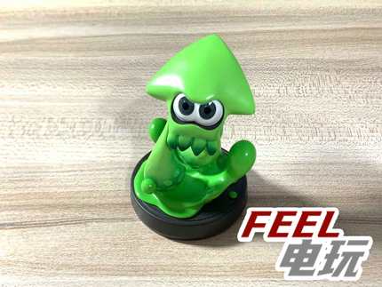 *任天堂amiibo手办 喷射战士斯普拉遁 绿鱿鱼乌贼splatoon switch