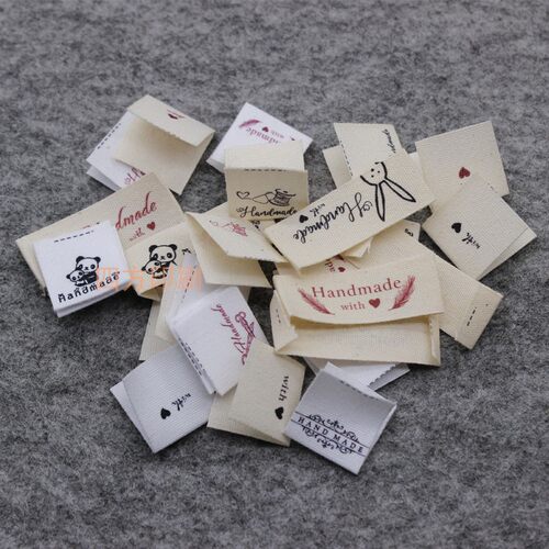 handmade通用领标棉带印标