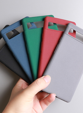 10适用google谷歌pixel6A手机壳防汗指纹Pixel7Pro磨砂灰色5A软硅胶套4XL全包Pixel9ProXL圆弧边Pixel8pro