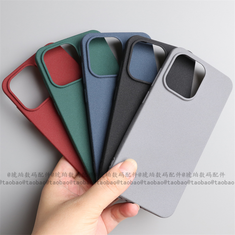 适用一加13T手机壳大孔摄像头硅胶软壳OnePlusAce5Pro粗磨砂颗粒不沾指纹轻薄简约小众纯色防滑男女款保护套