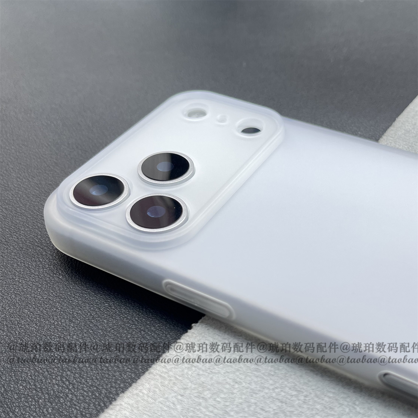 适用苹果iphone17ProMax手机壳透白TPU磨砂软壳Air半透明16pro硅胶15Plus极简约轻薄14高颜值DIY灰色13mini12