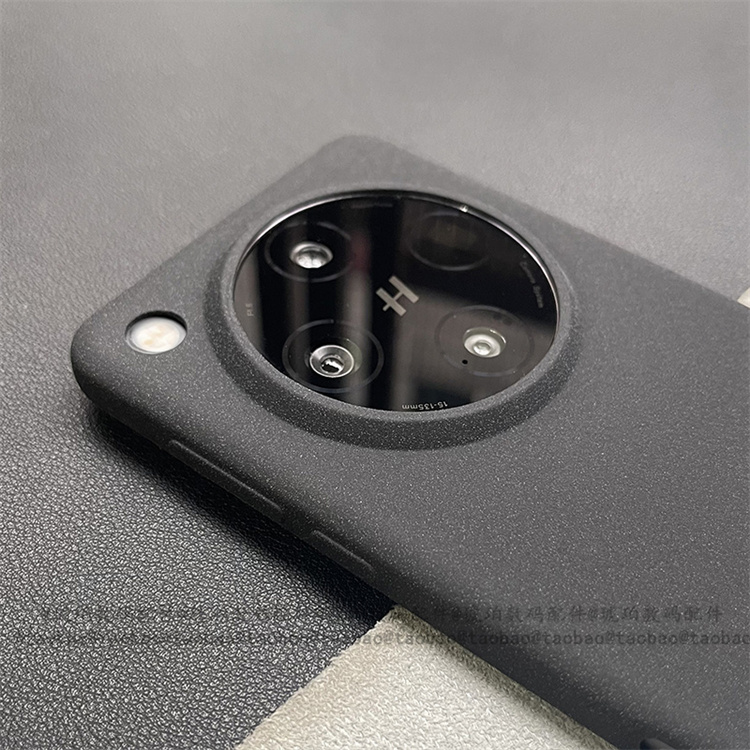 适用OPPOFindX8S+手机壳大孔火山口摄像头FindX8Ultra极简约磨砂软壳FindX9Pro保护套防指纹经典黑色小众纯色