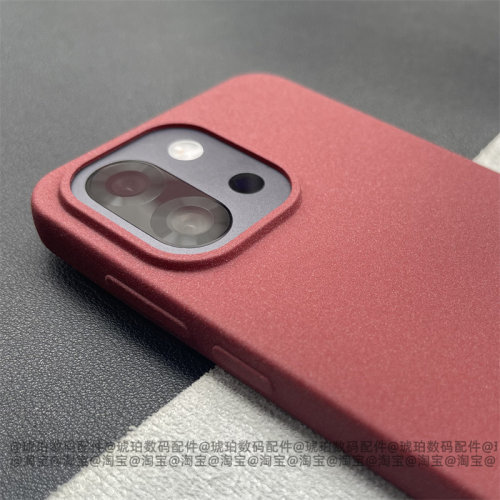 高颜值粗磨砂防指纹ins冷淡风复古酒红色适用一加13T手机壳OnePlus硅胶软壳Ace5Pro全包圆边1+15T保护套Ace6T