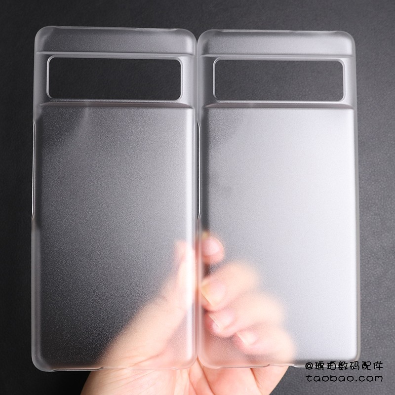 不发黄透明硬壳适用谷歌Pixel8Pro手机壳Pixel8A白色Pixel9保护套Pixel7A半包不顶膜轻薄简约PC磨砂防指纹DIY