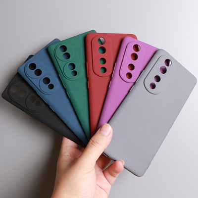 80GT适用华为荣耀70Pro手机壳honor纯色400磨砂防滑FNE一AN00软硅胶套300直屏版500Pro防指纹100/200简约90GT