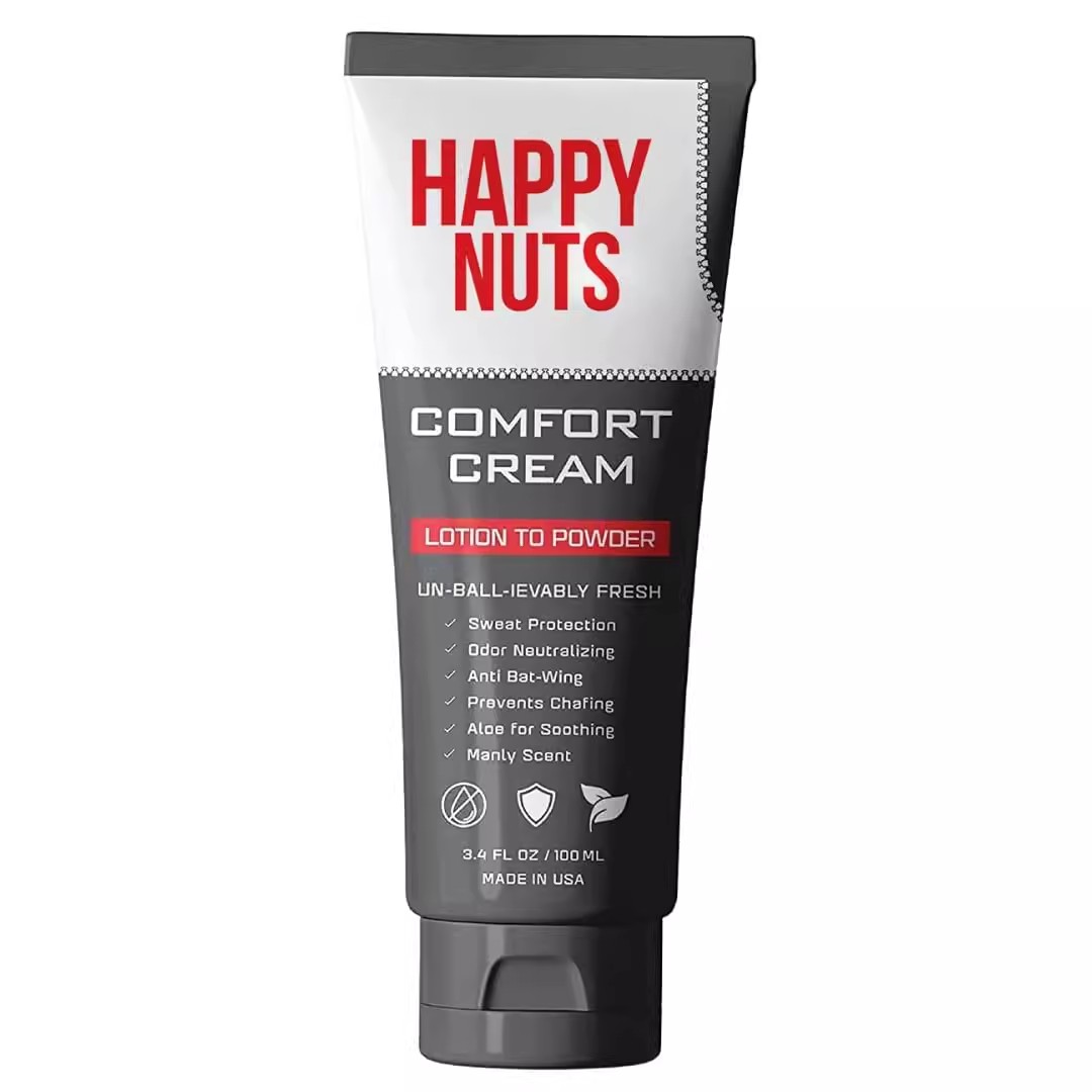 即发HAPPY NUTS男士私处干爽身乳液态除臭膏Comfort Cream三角区