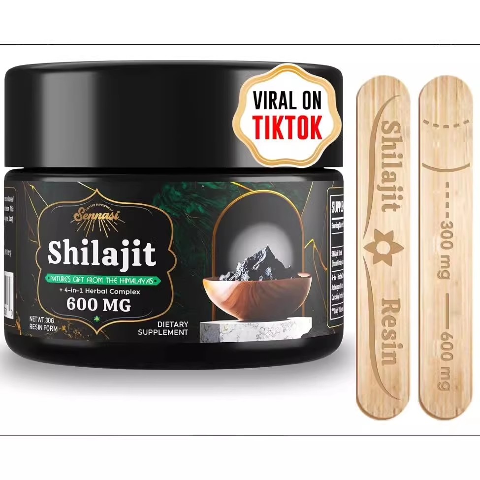 现货秒发600 MG Pure Himalayan Shilajit Resin - Shilajit Supp