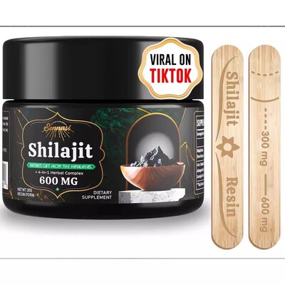 现货秒发600 MG Pure Himalayan Shilajit Resin - Shilajit Supp