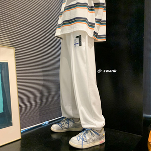 2023春腰果花拼接抽绳棉卫裤男227-2C560*P50控68图片