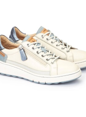 西班牙Pikolinos派高雁女鞋2026春夏透气运动休闲皮鞋 W0C-6714C1