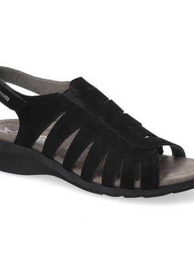 鱼蛋代购MEPHISTO马飞仕图女鞋2025春季中跟日常休闲凉鞋 PRALINE