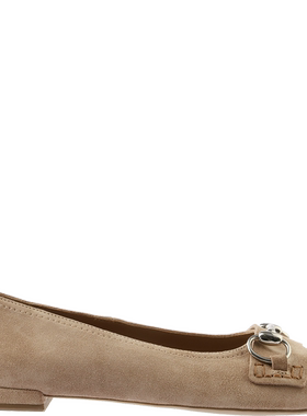 鱼蛋代购 hogl女士友高小牛皮芭蕾鞋citywalk1-100922 2026春夏款