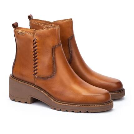 代购Pikolinos派高雁女鞋2025秋冬新款高跟时尚休闲短靴 W7A-8568