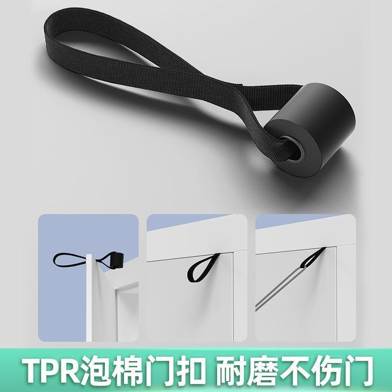 健身门锚拉力绳阻力绳门扣门上配件瑜伽拉力带门扣健身器材配件