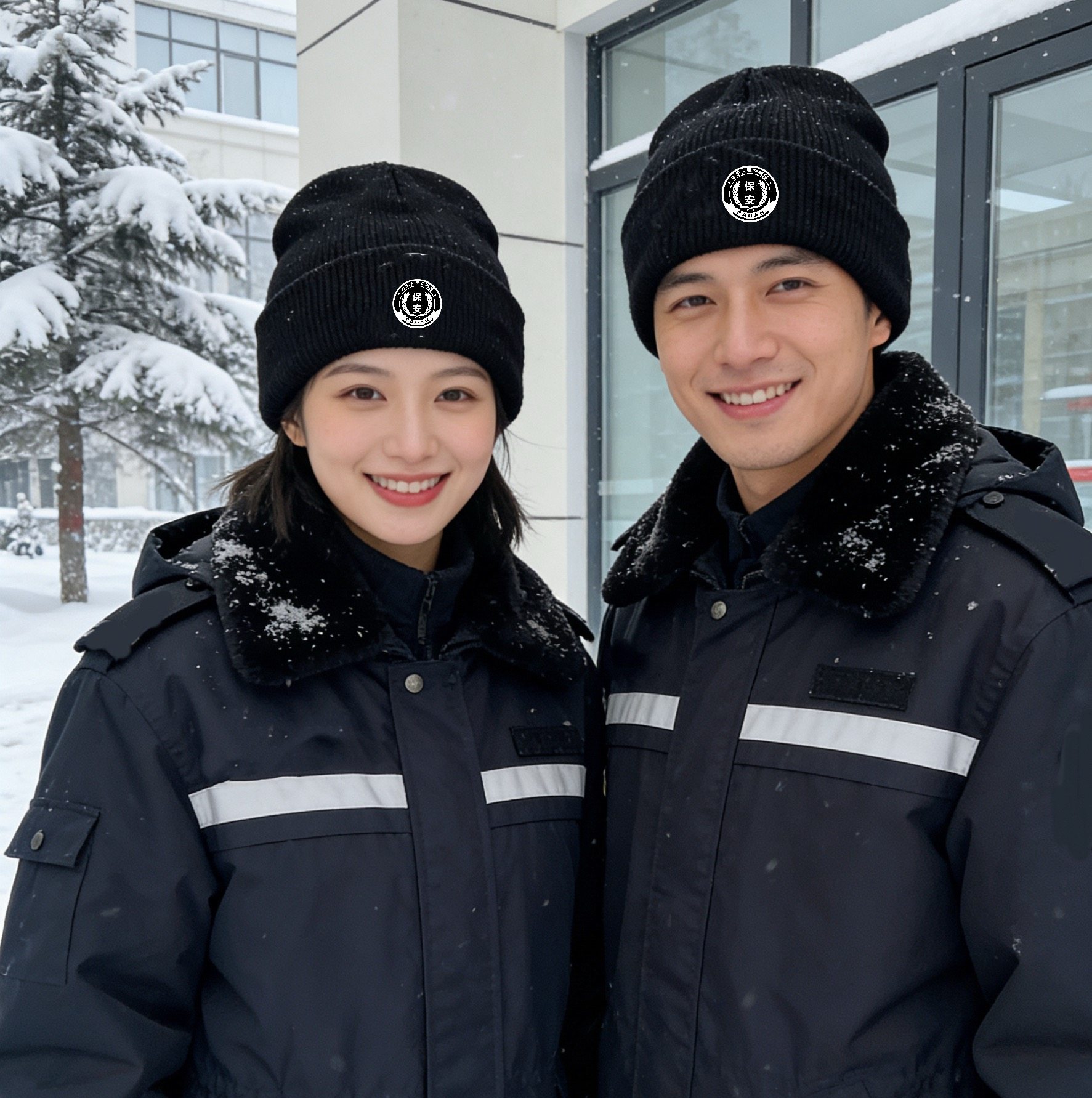 冬季加厚特勤保安执勤治安巡防安保帽子毛线帽男女针织护耳保暖,服饰配件/皮带/帽子/围巾,帽子,淘宝优惠券,粉丝福利购,淘宝优惠卷