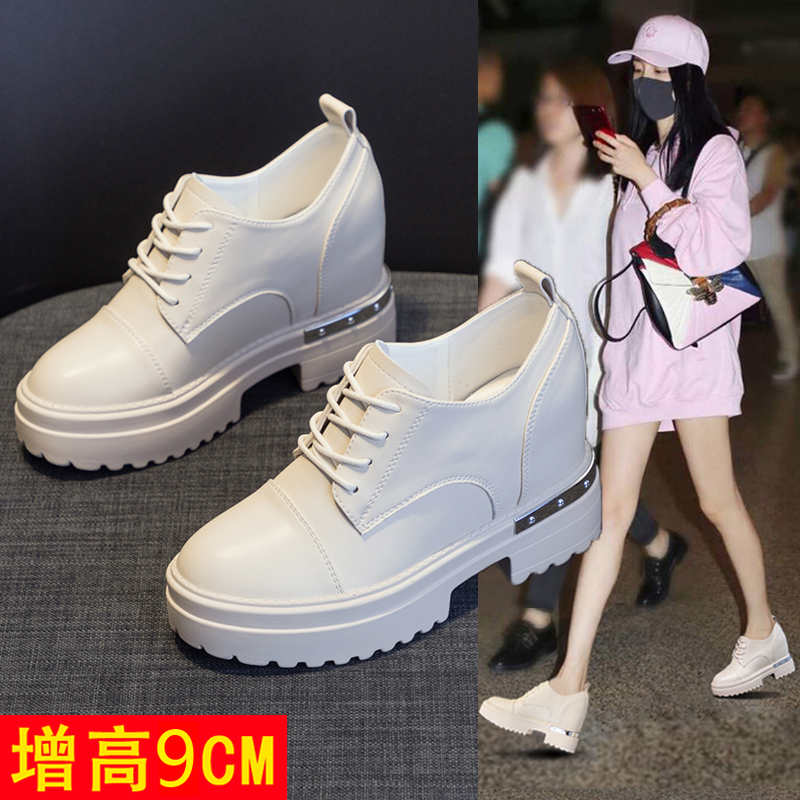 内增高女鞋厚底单鞋百搭