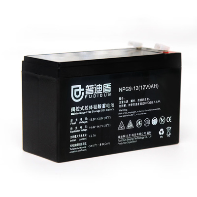 普迪盾铅酸免维护蓄电池12V9AH山特科华UPS电源内置用蓄电池