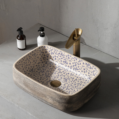 艺术陶瓷台上盆高温烧制