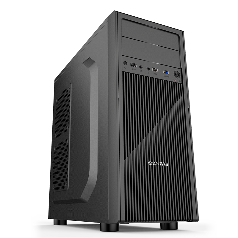 长城机箱r40电脑机箱台式机机箱静音atx机箱家用办公主机机箱