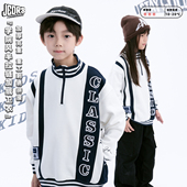 运动风 美式 加绒男女儿童套头卫衣加厚上衣 26春季 JAC梦想家童装