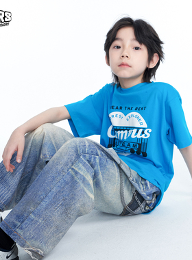 JAC梦想家童装◆Campus Look~夏季联名色男童女童儿童短袖T恤亲子