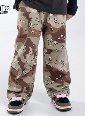 JAC梦想家童装◆25SS户外系列 儿童春秋伞裤速干沙漠迷彩防蚊长裤