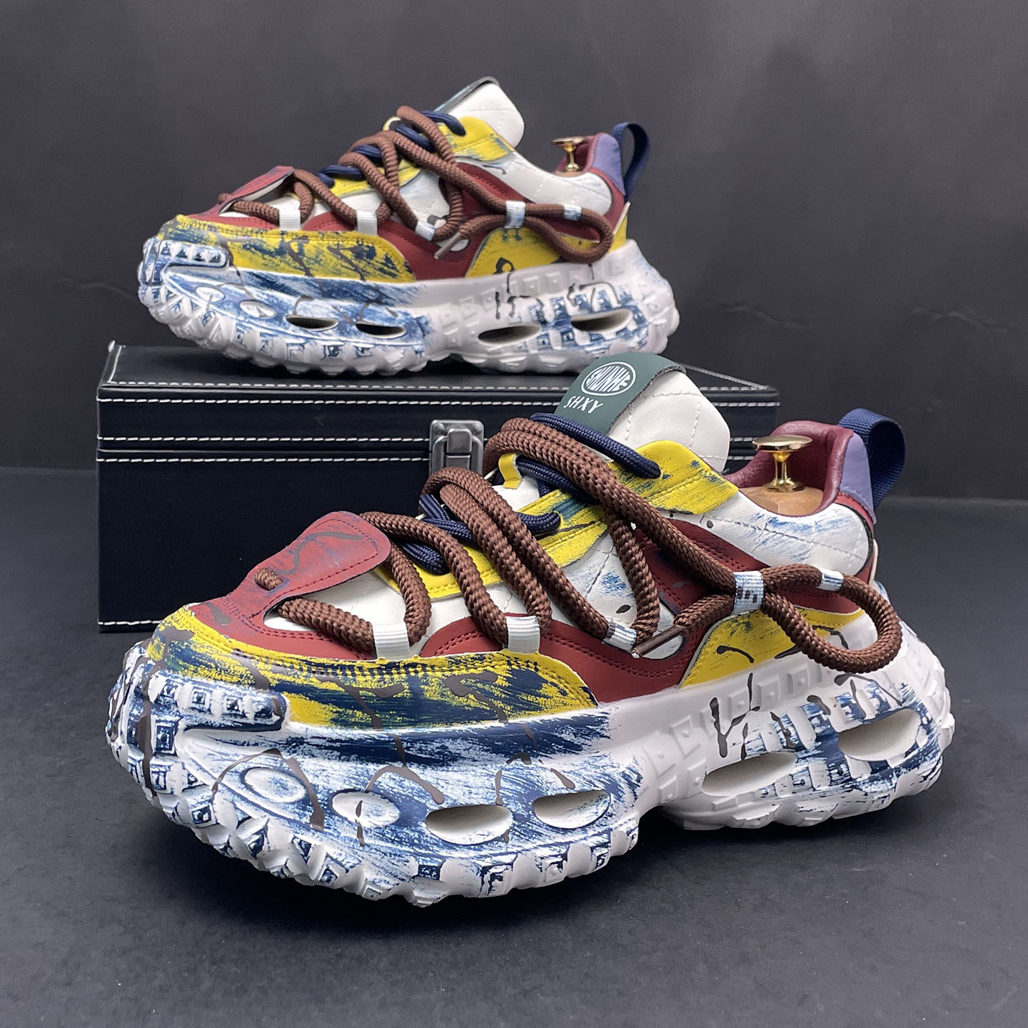 老爹鞋男士厚底冬季时尚复古潮流内增高鞋个性潮流超火运动休闲鞋,流行男鞋,老爹鞋,淘宝优惠券,粉丝福利购,淘宝优惠卷