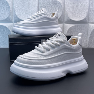 时尚 新款 内增高小白鞋 个性 子 老爹鞋 百搭潮流运动休闲鞋 男厚底春季