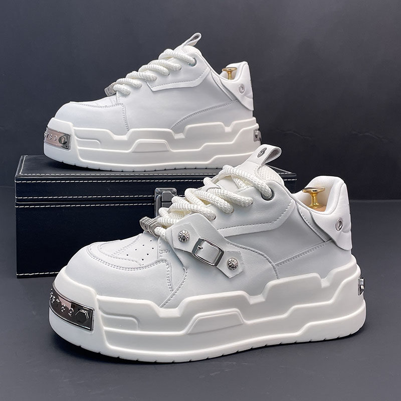 男鞋内增高个性小白鞋男冬季新款潮流运动休闲鞋时尚百搭厚底板鞋,流行男鞋,休闲板鞋,淘宝优惠券,粉丝福利购,淘宝优惠卷