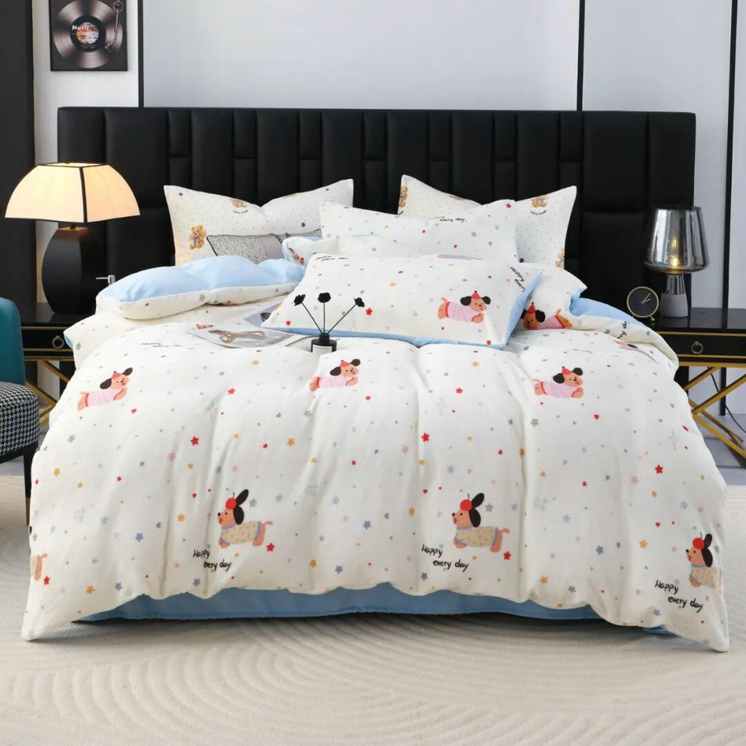 出口单！大福利！高克重牛奶绒四件套！2025冬季柔软被套床单枕套