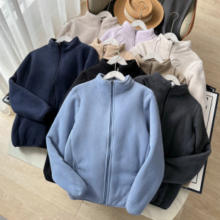 2025冬摇粒绒保暖立领加厚加绒外套夹克 情侣款 9色 自留推荐