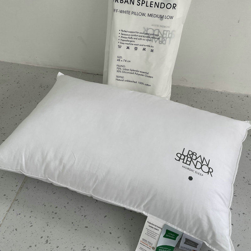 出口单！轻奢品质！回弹性好！柔软舒适高密度全棉枕芯枕头