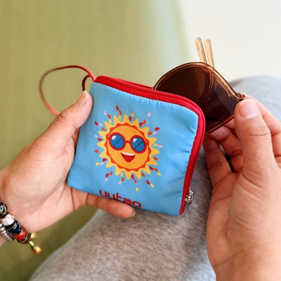 uutao随身小收纳包多层分割夹棉