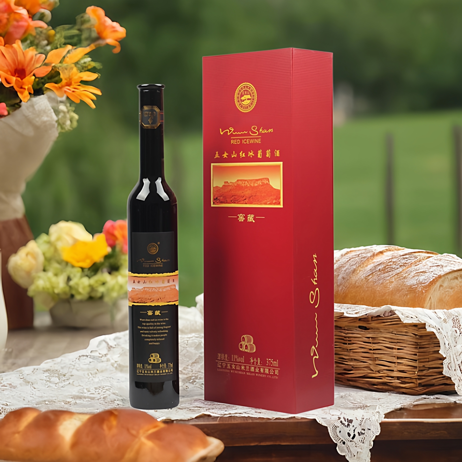 辽宁五女山窖藏红冰葡萄酒375ml
