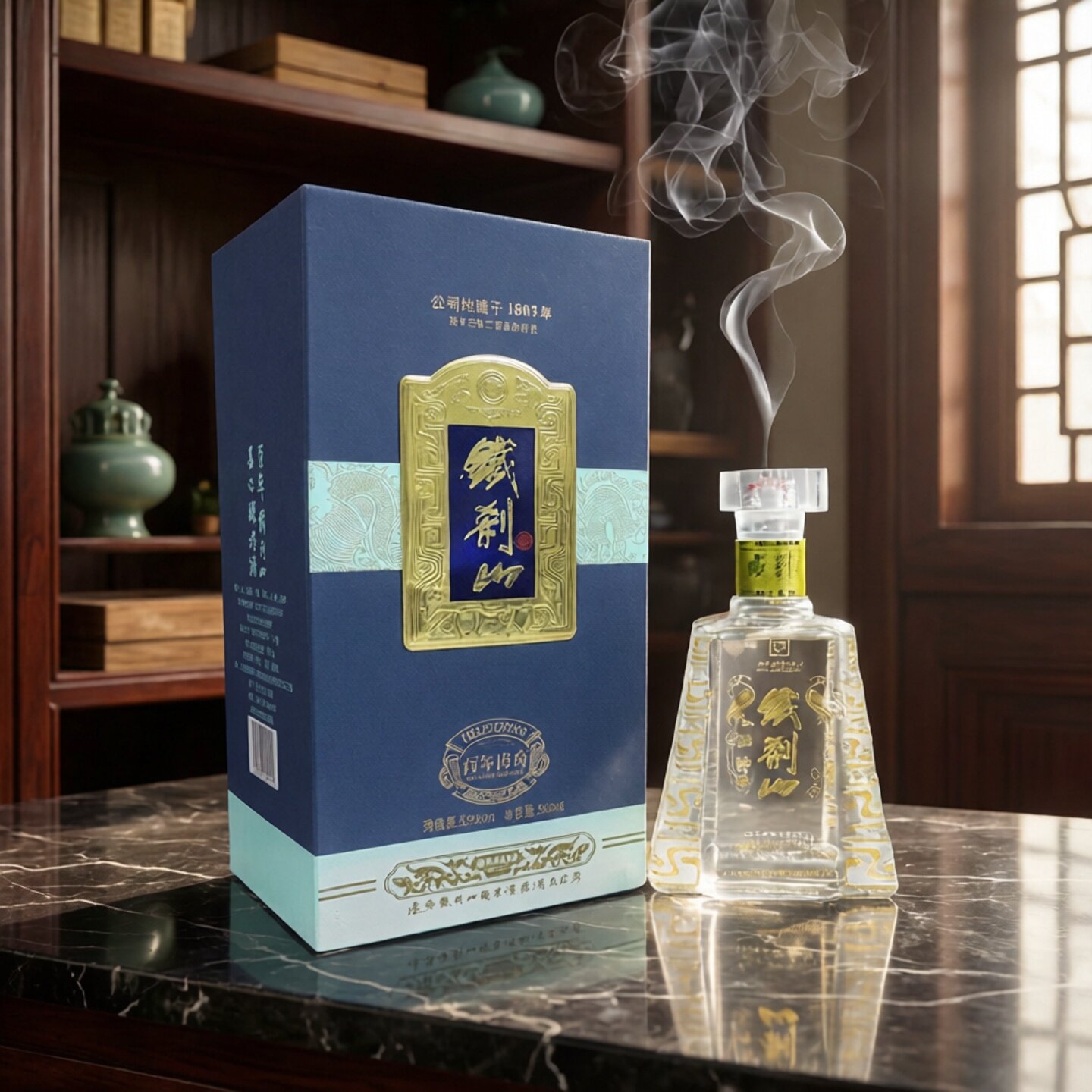 辽宁名酒本溪特产铁刹山纯粮高粱酒浓香型百年传奇52度白酒