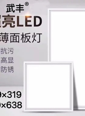 319x319*638索菲尼洛派格森适用集成吊顶厨房卫生间LED照明平板灯