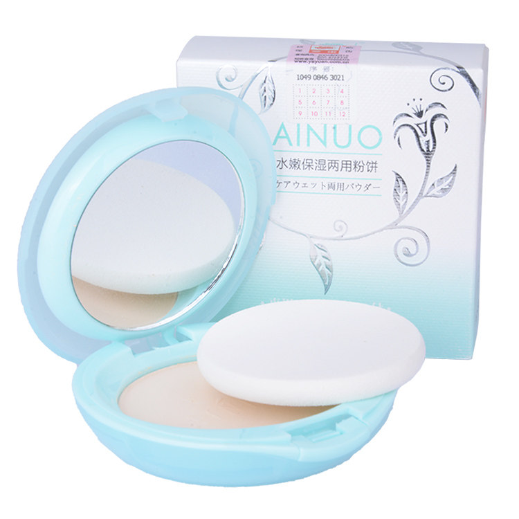 包邮 爱诺粉饼 水嫩保湿两用粉饼8818 定妆湿粉嫩皙遮瑕干粉控油|msdalam kategori Alat solek/minyak wangi/kecantikan, serbuk - dari Buy2taobao.com untuk memberikan perkhidmatan ejen Taobao profesional membeli